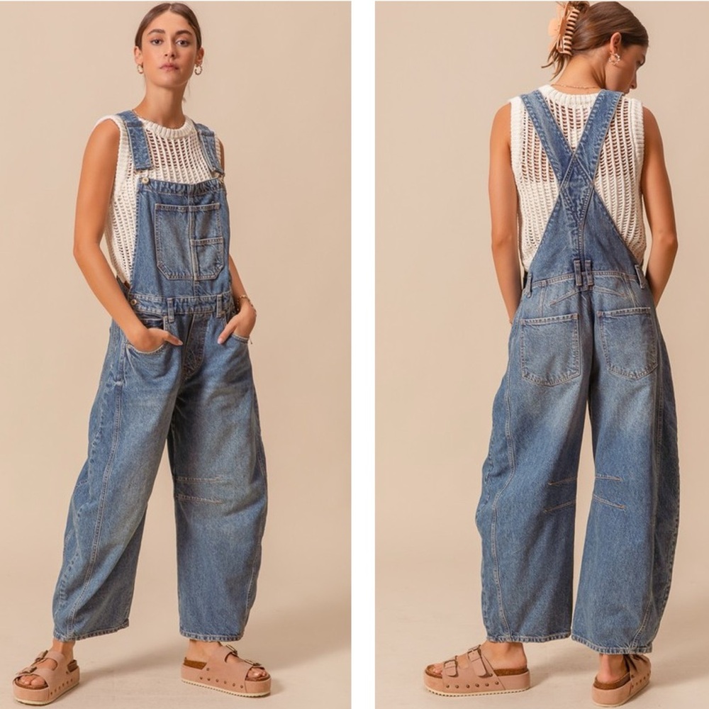 So Me Blue Denim Women's Overalls
